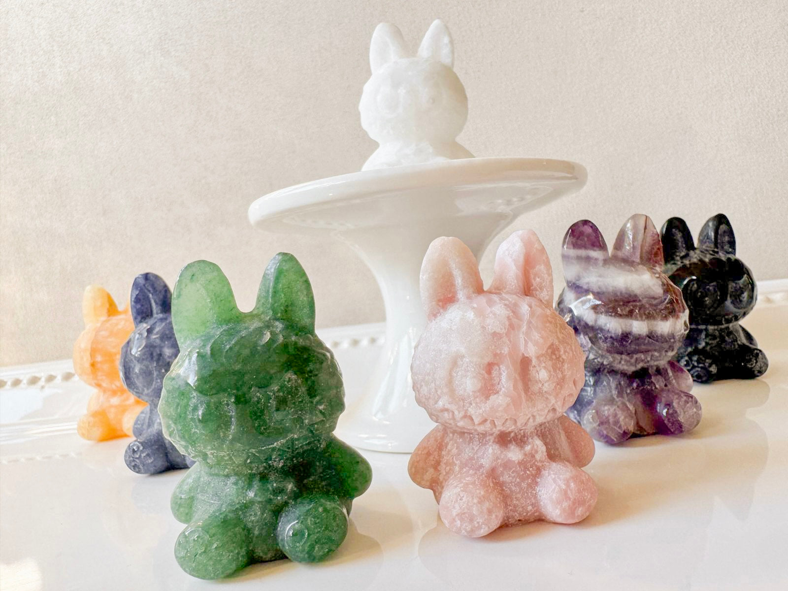 Cute Monster Sprite Crystal Carving
