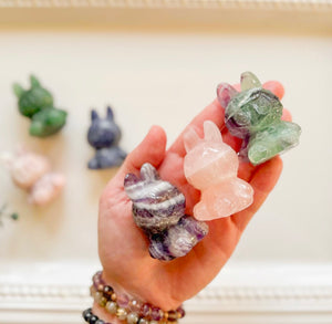 Cute Monster Sprite Crystal Carving