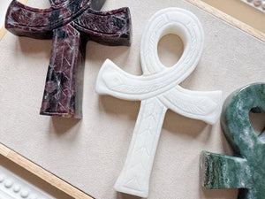 Crystal Ankh Carving