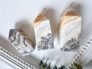Dendritic Orange Calcite Point
