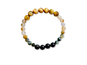 Denver Gem Show Exclusive || Blue & Golden Tiger Eye, Citrine & Astrophyllite