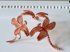 Dragonfly Trio Metal Sphere Holder