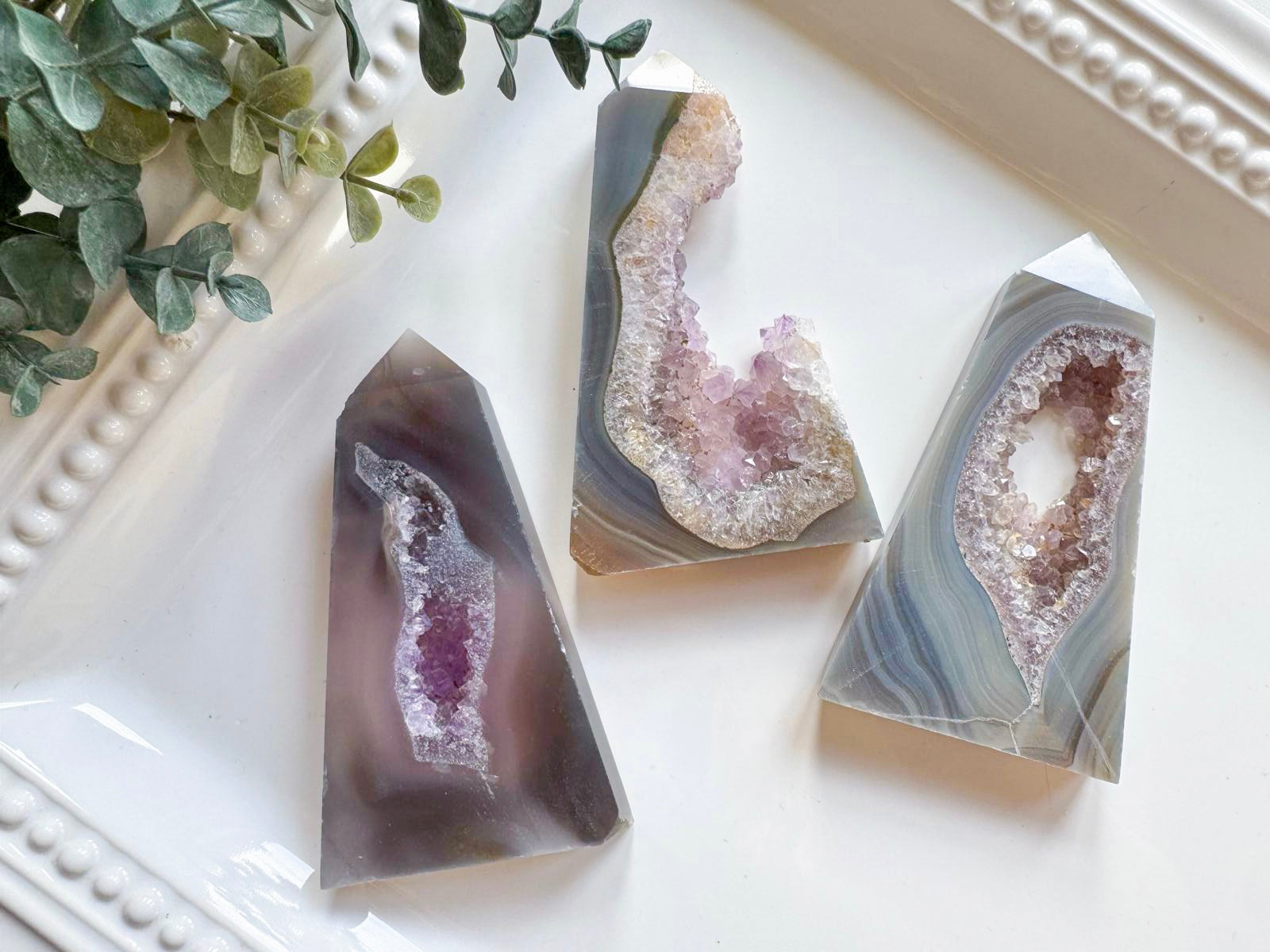 Druzy Agate Point Large