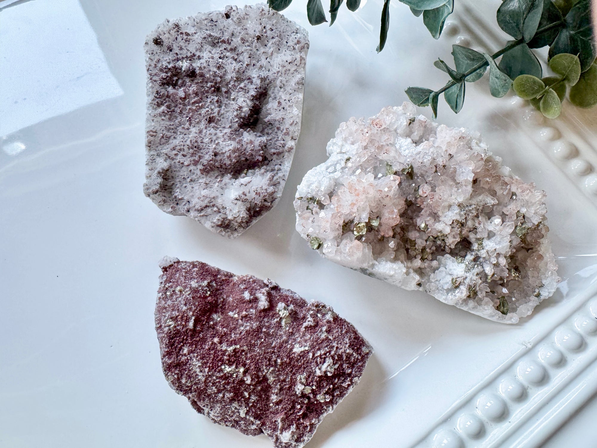 Druzy Mixed Mineral Specimen || Fujian, China