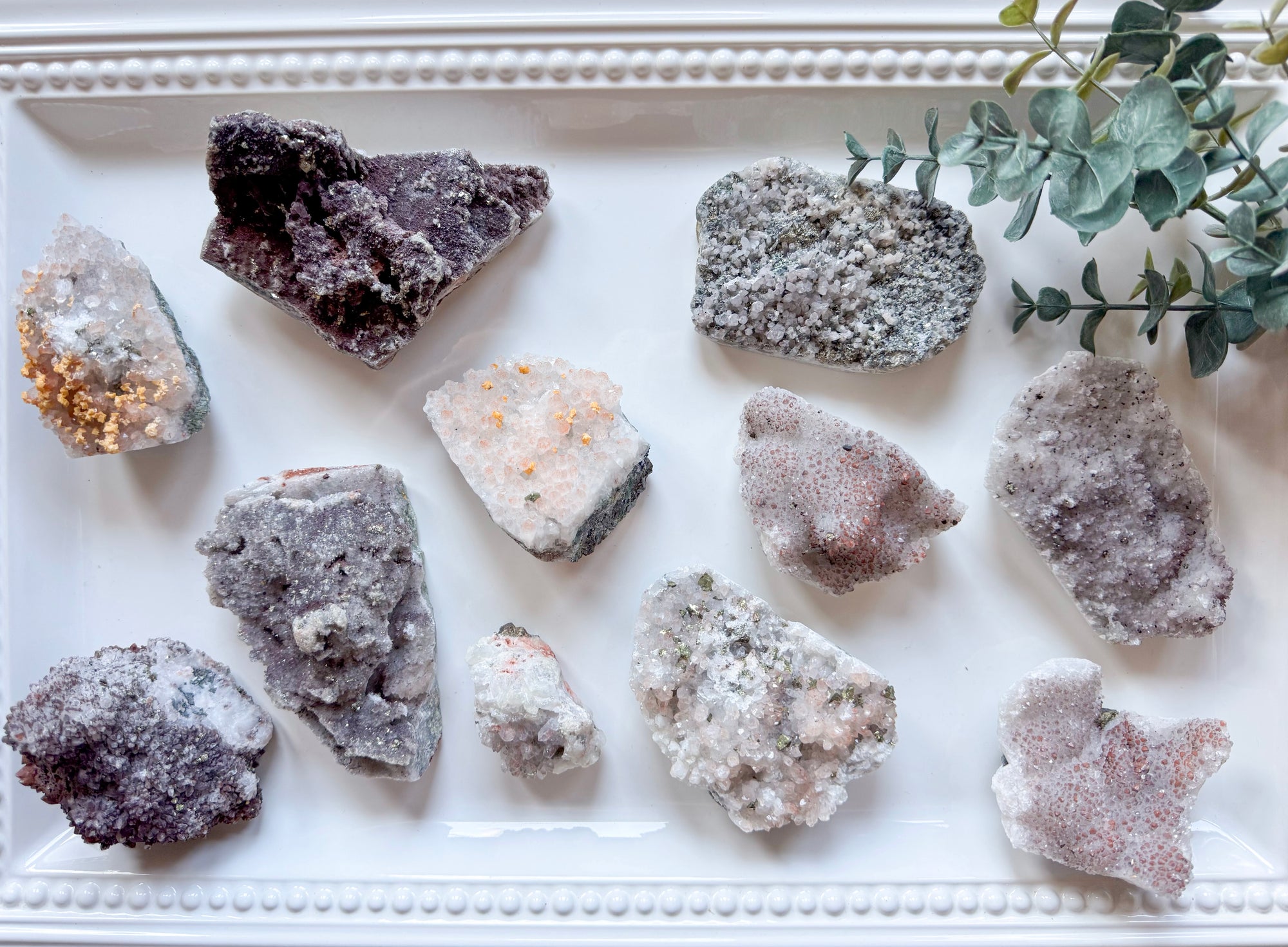 Druzy Mixed Mineral Specimen || Fujian, China