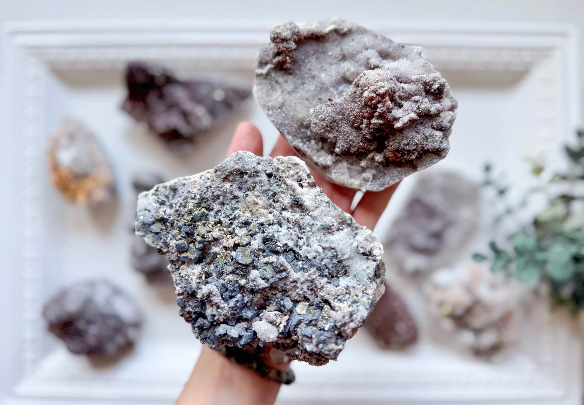 Druzy Mixed Mineral Specimen || Fujian, China