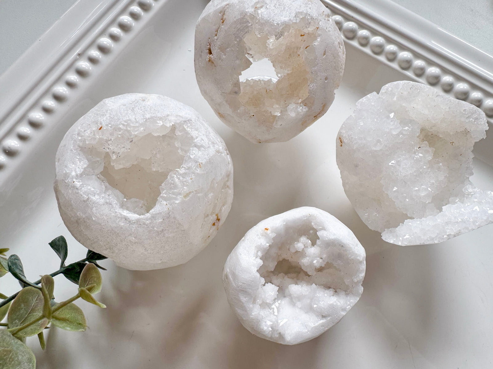 Druzy Quartz Geode Sphere