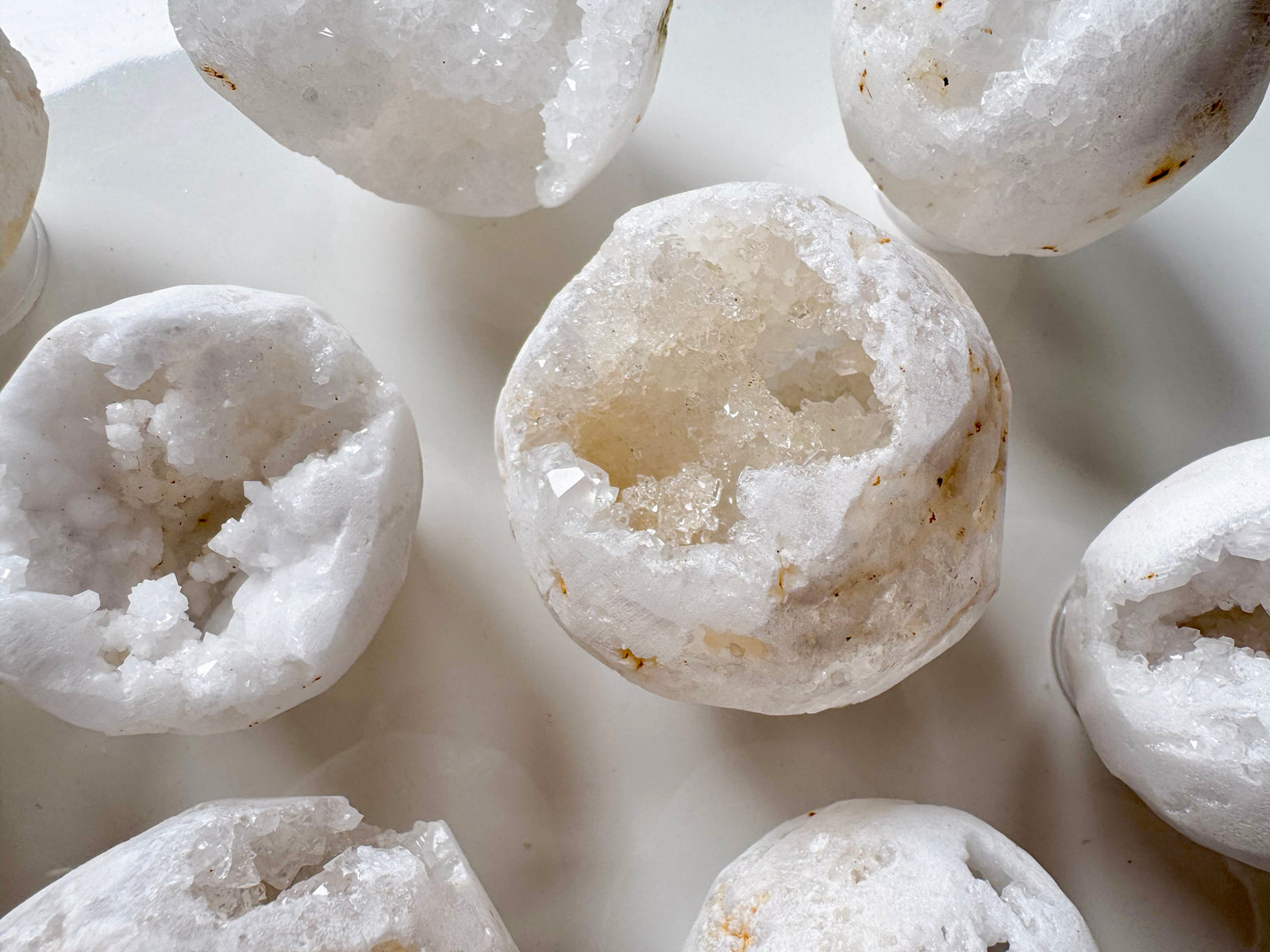 Druzy Quartz Geode Sphere