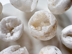 Druzy Quartz Geode Sphere