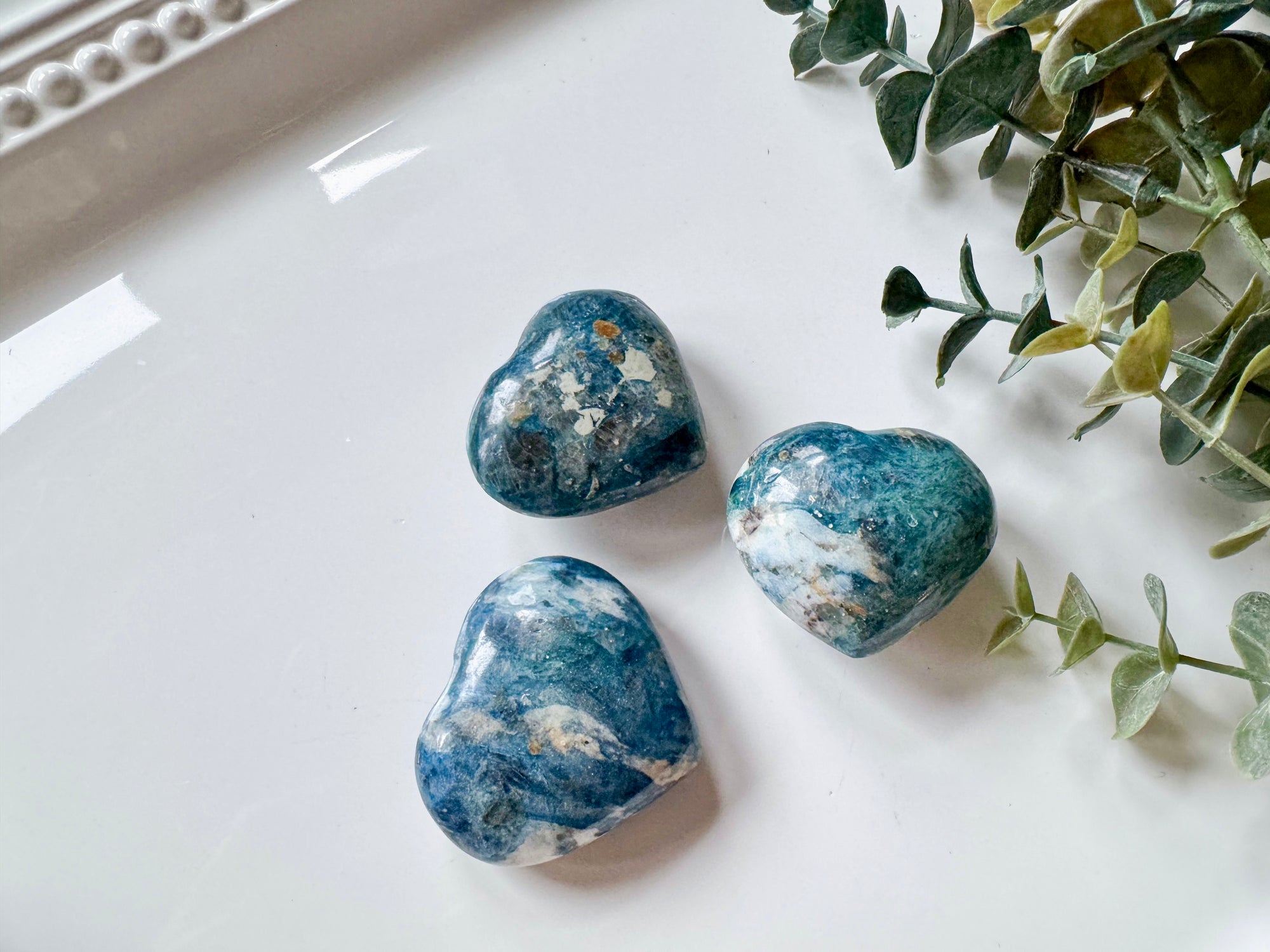 Dumortierite Heart