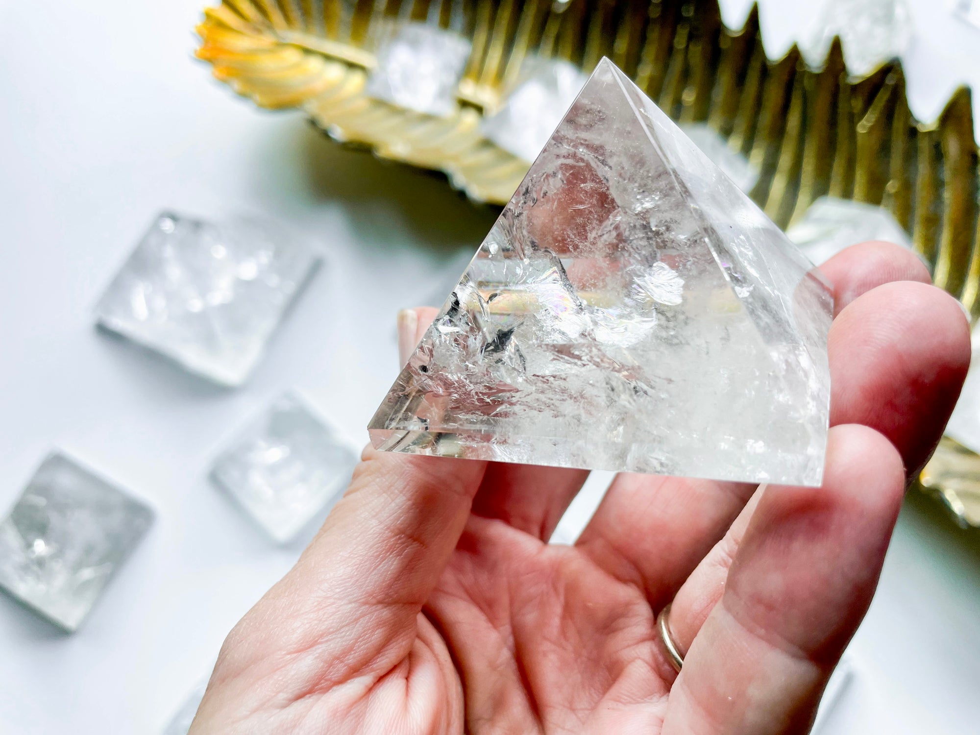 Clear Quartz Pyramid || Brazil