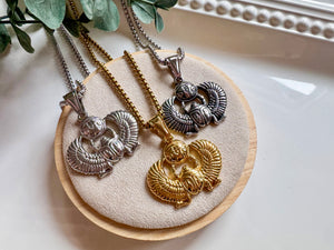 Egyptian Scarab Wings Spread