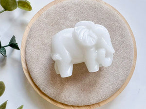 Elephant Crystal Carving || 1.75"