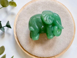 Elephant Crystal Carving || 1.75"