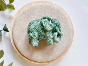 Elephant Crystal Carving || 1.75"