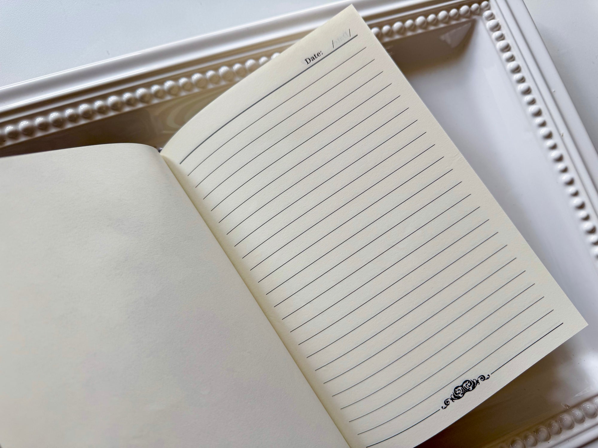 Embossed Hardcover Embellished Bird Journal