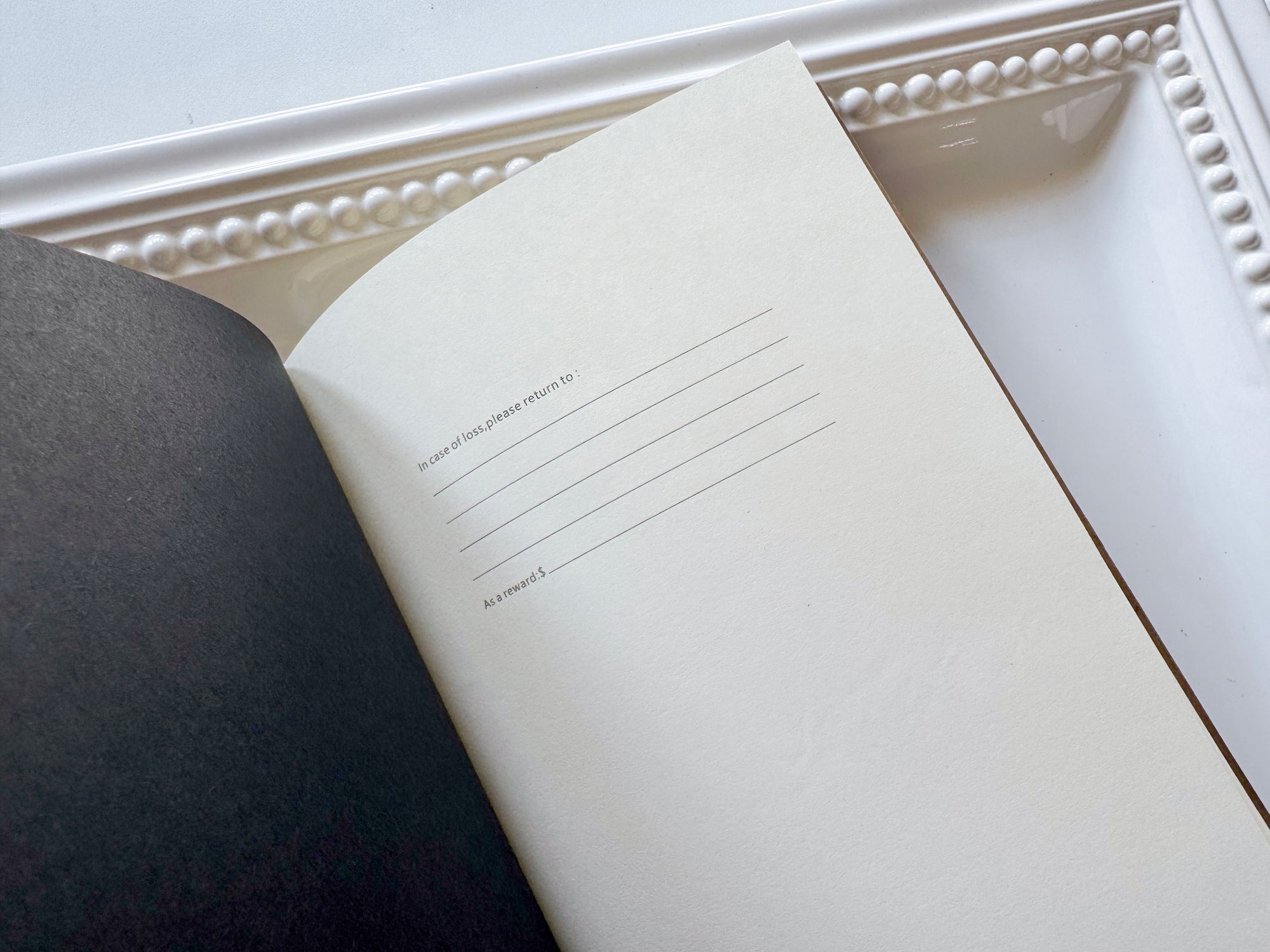 Embossed Hardcover Embellished Bird Journal