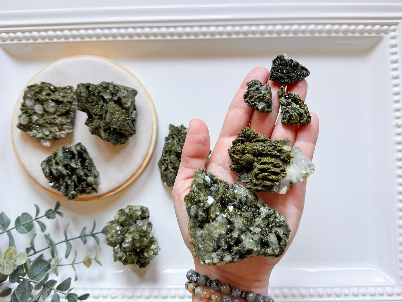 Epidote in Quartz || Turkey