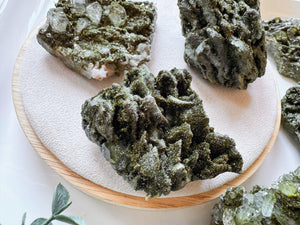 Epidote in Quartz || Turkey