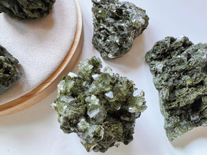 Epidote in Quartz || Turkey