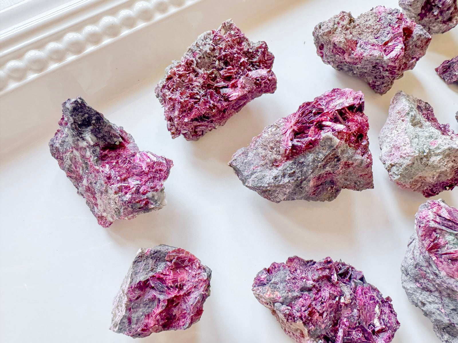 Erythrite Raw Specimens || Morocco || Rare