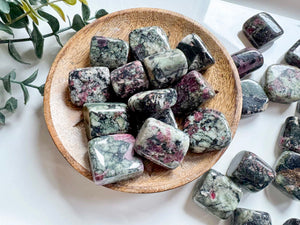 Eudialyte Tumbled Stone || Grade AA