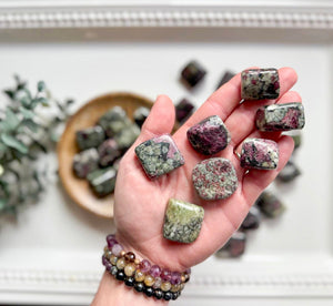 Eudialyte Tumbled Stone || Grade AA