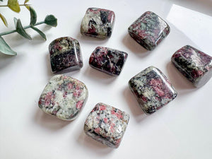 Eudialyte Tumbled Stone || Grade AA