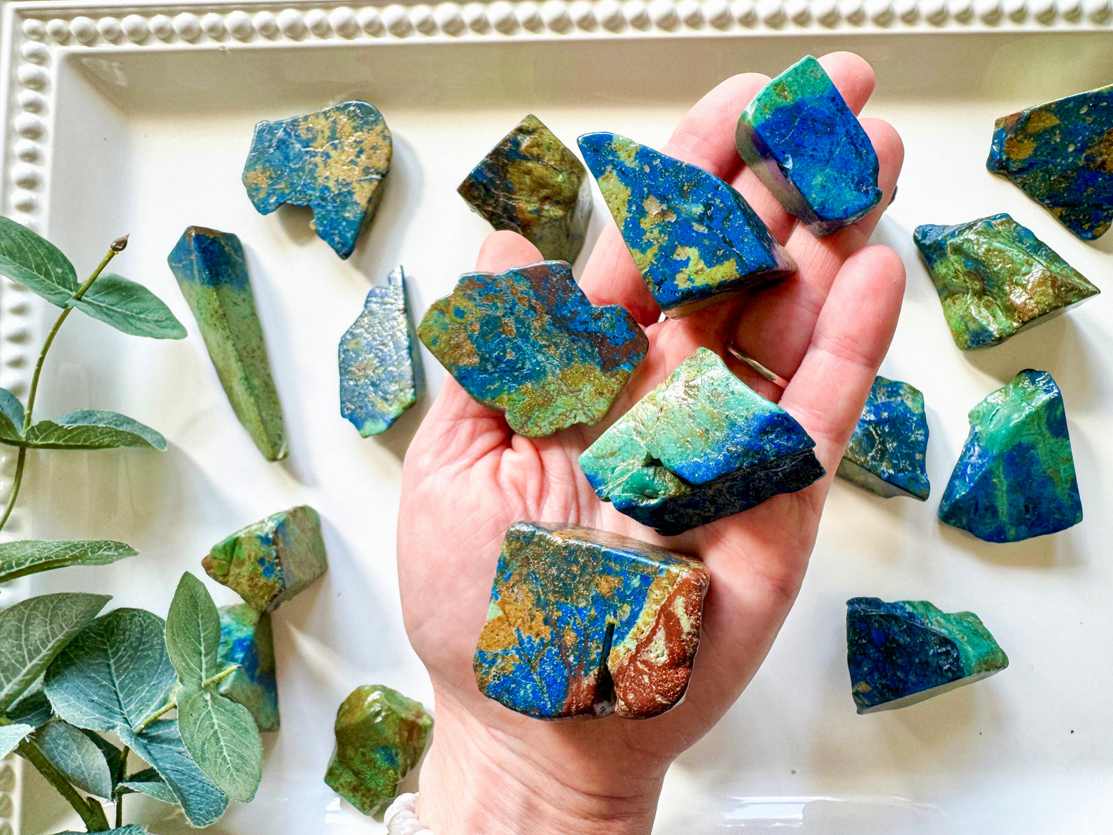 Azurite Free Form Polished Pieces