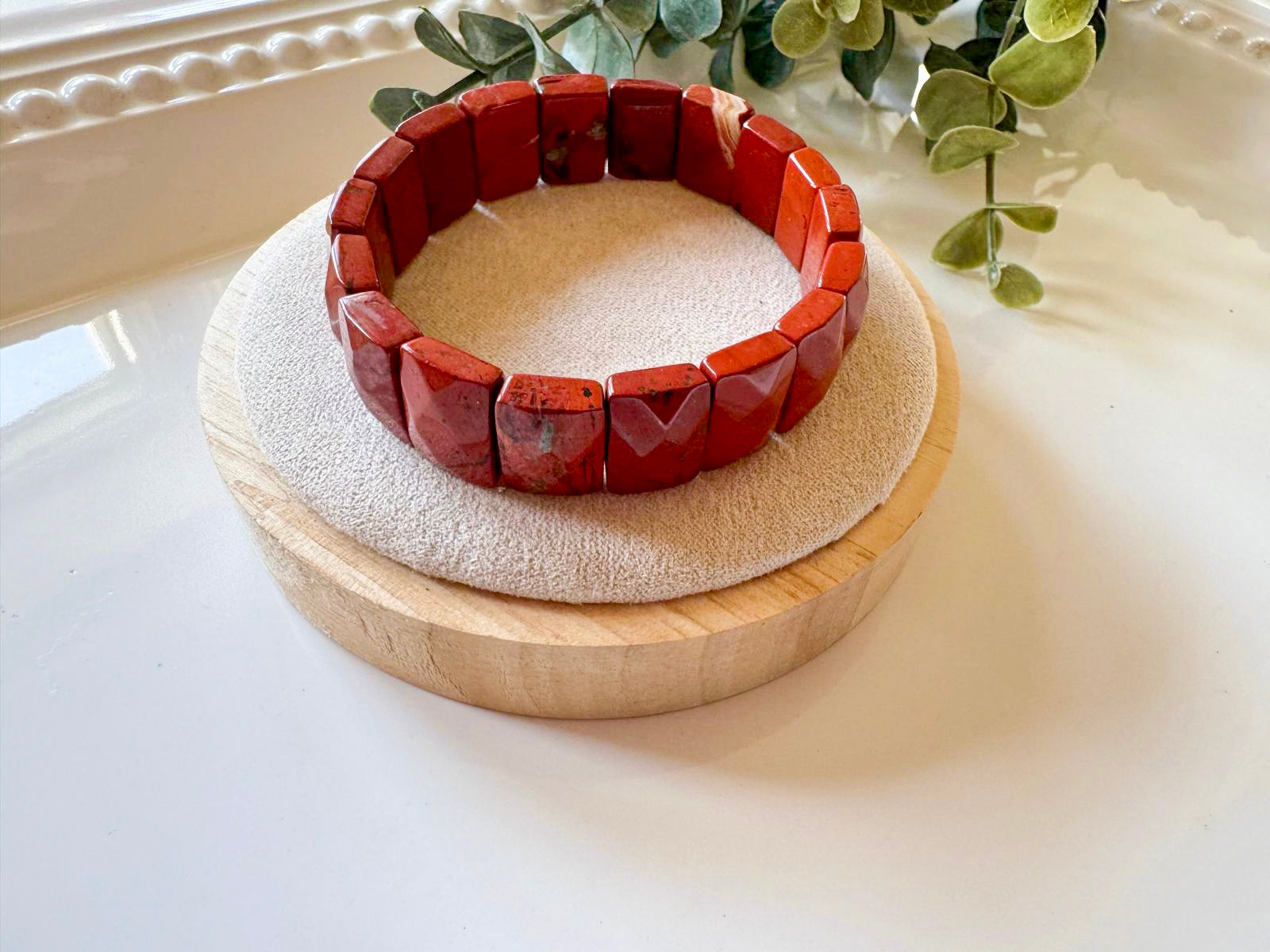 Faceted Rectangle Crystal Bangle Bracelet