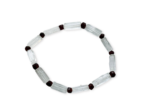 Faden Quartz & Garnet Bracelet