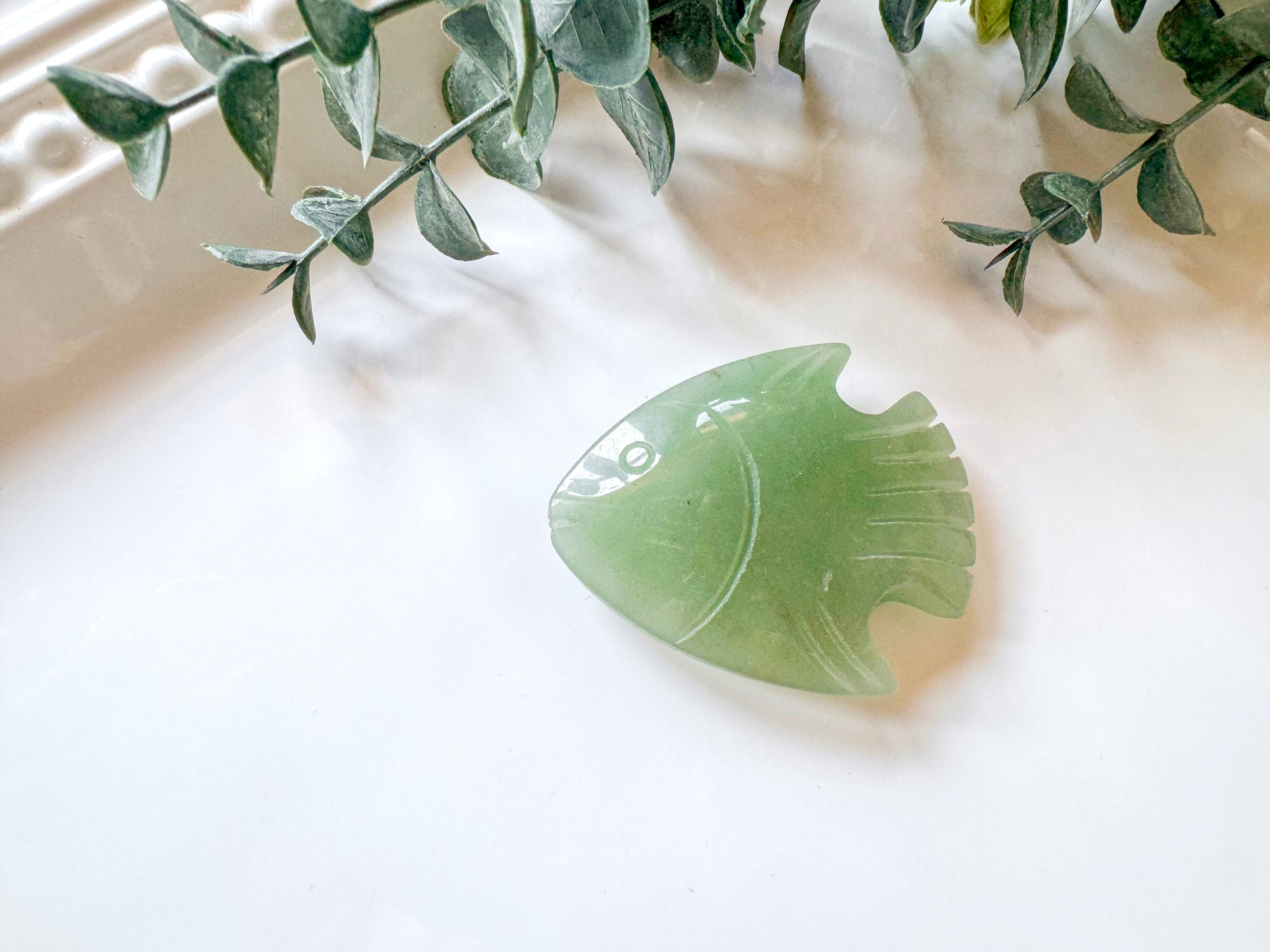 Fish Crystal Carving || 2"