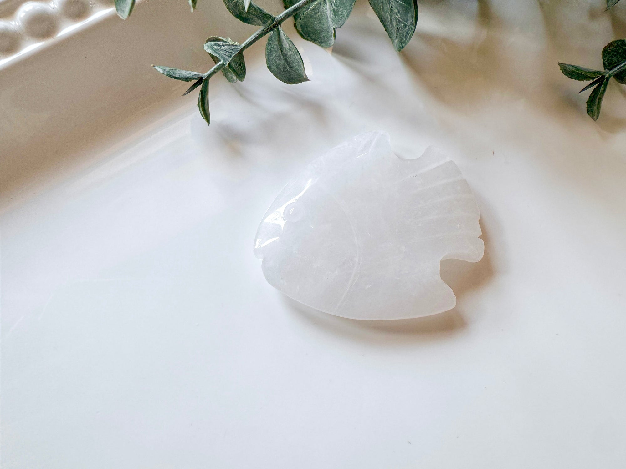 Fish Crystal Carving || 2"