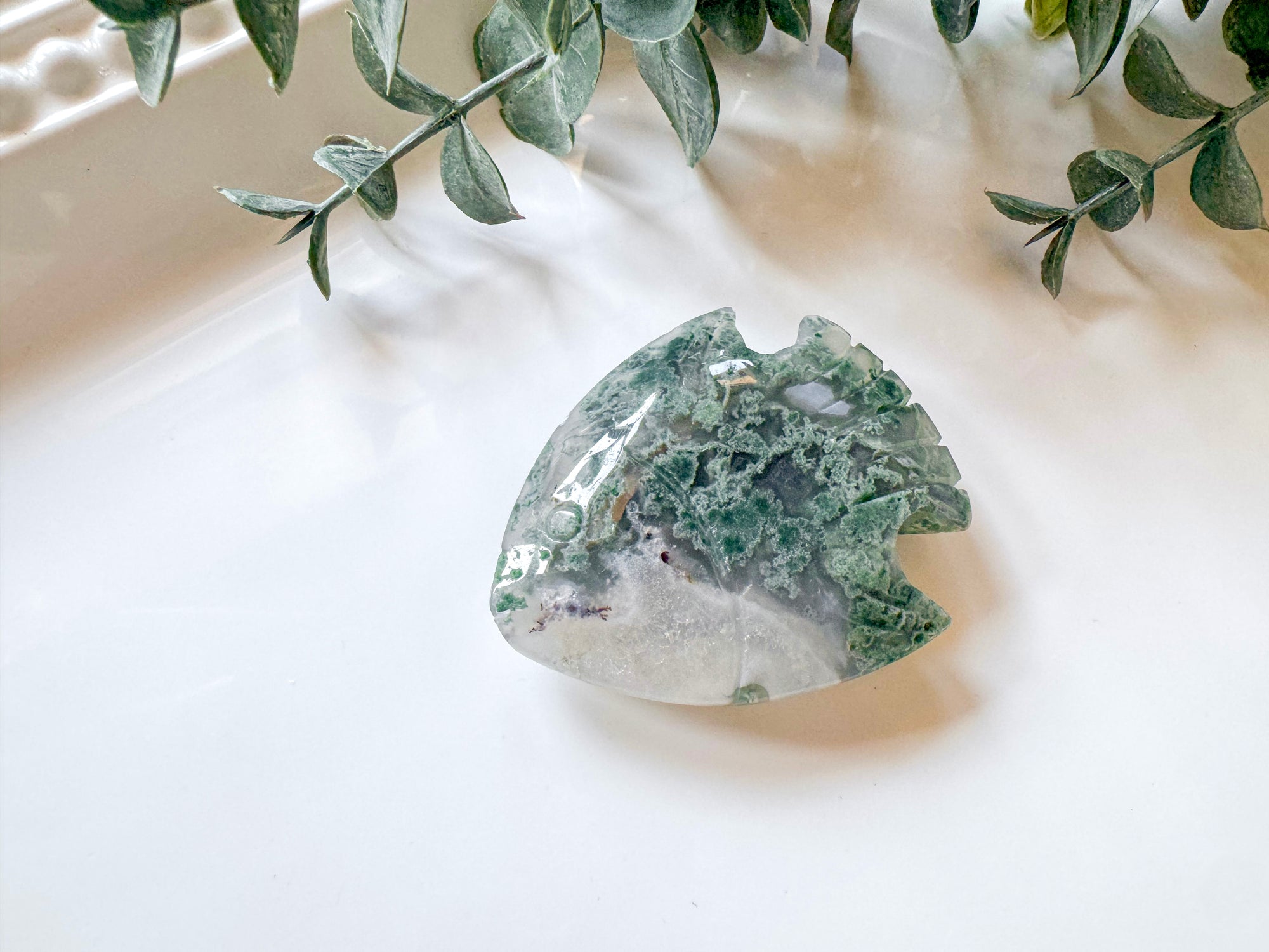 Fish Crystal Carving || 2"