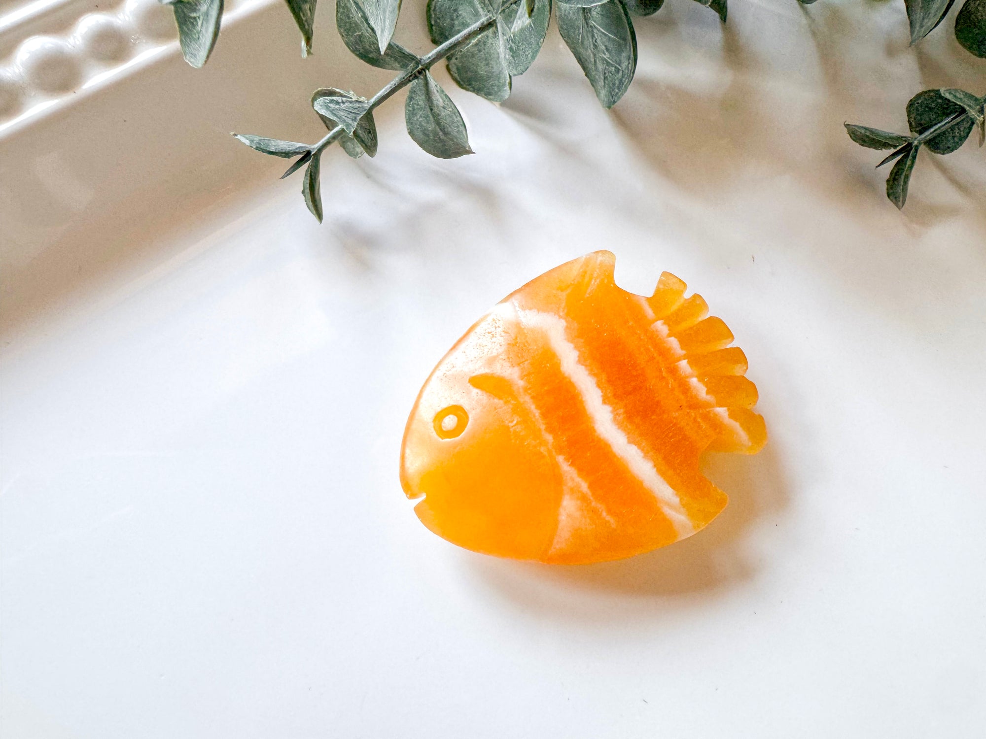 Fish Crystal Carving || 2"