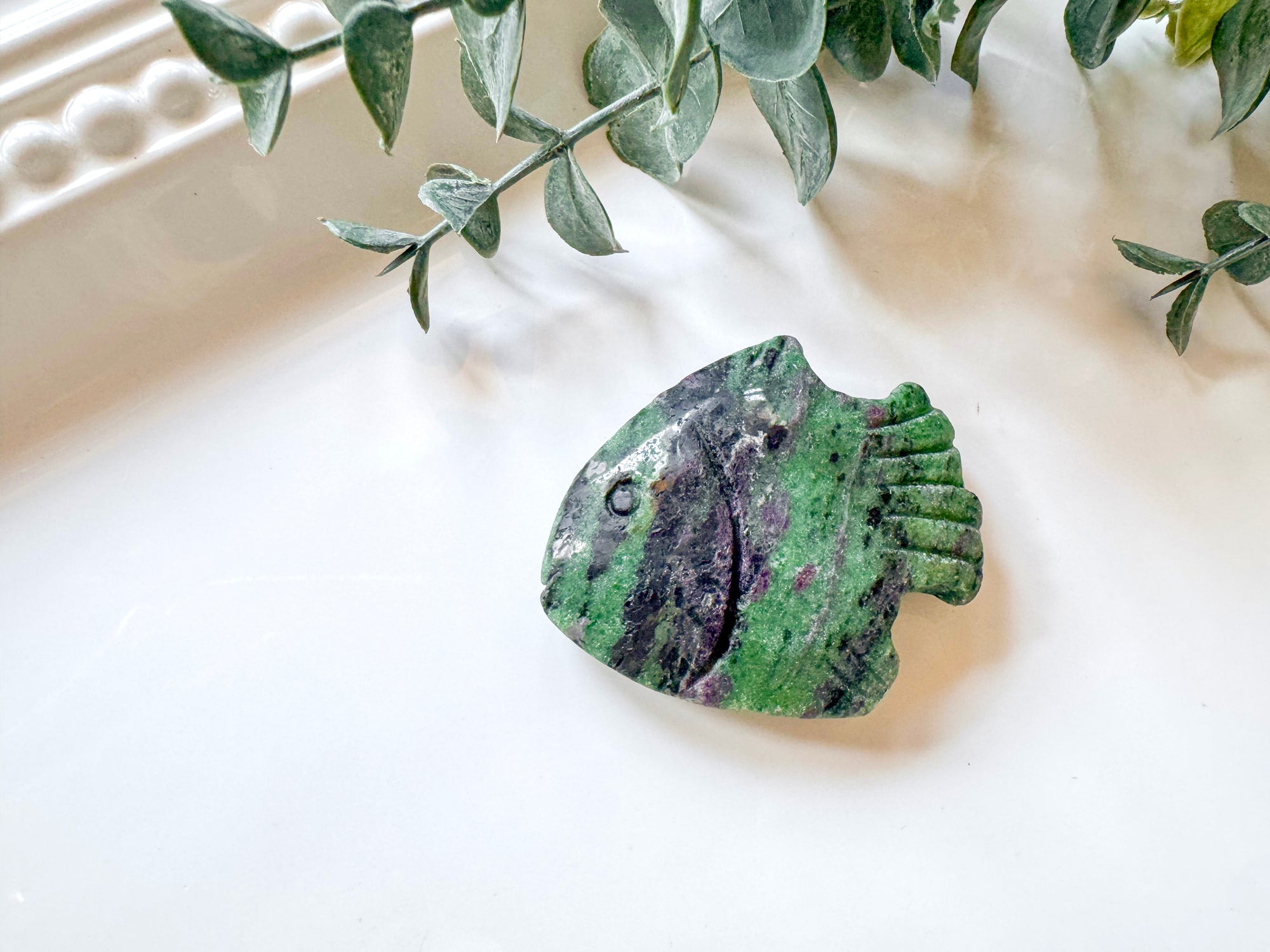 Fish Crystal Carving || 2"