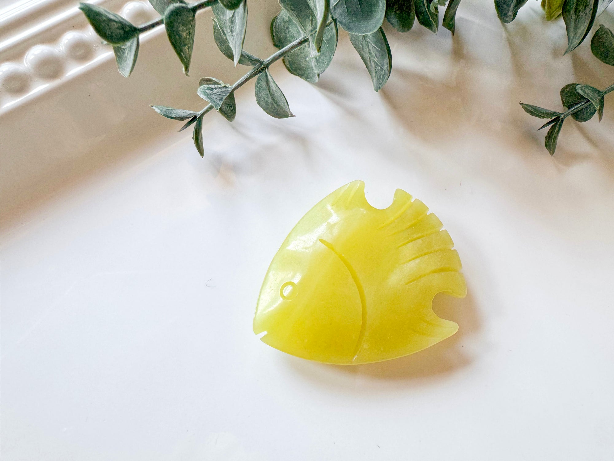 Fish Crystal Carving || 2"