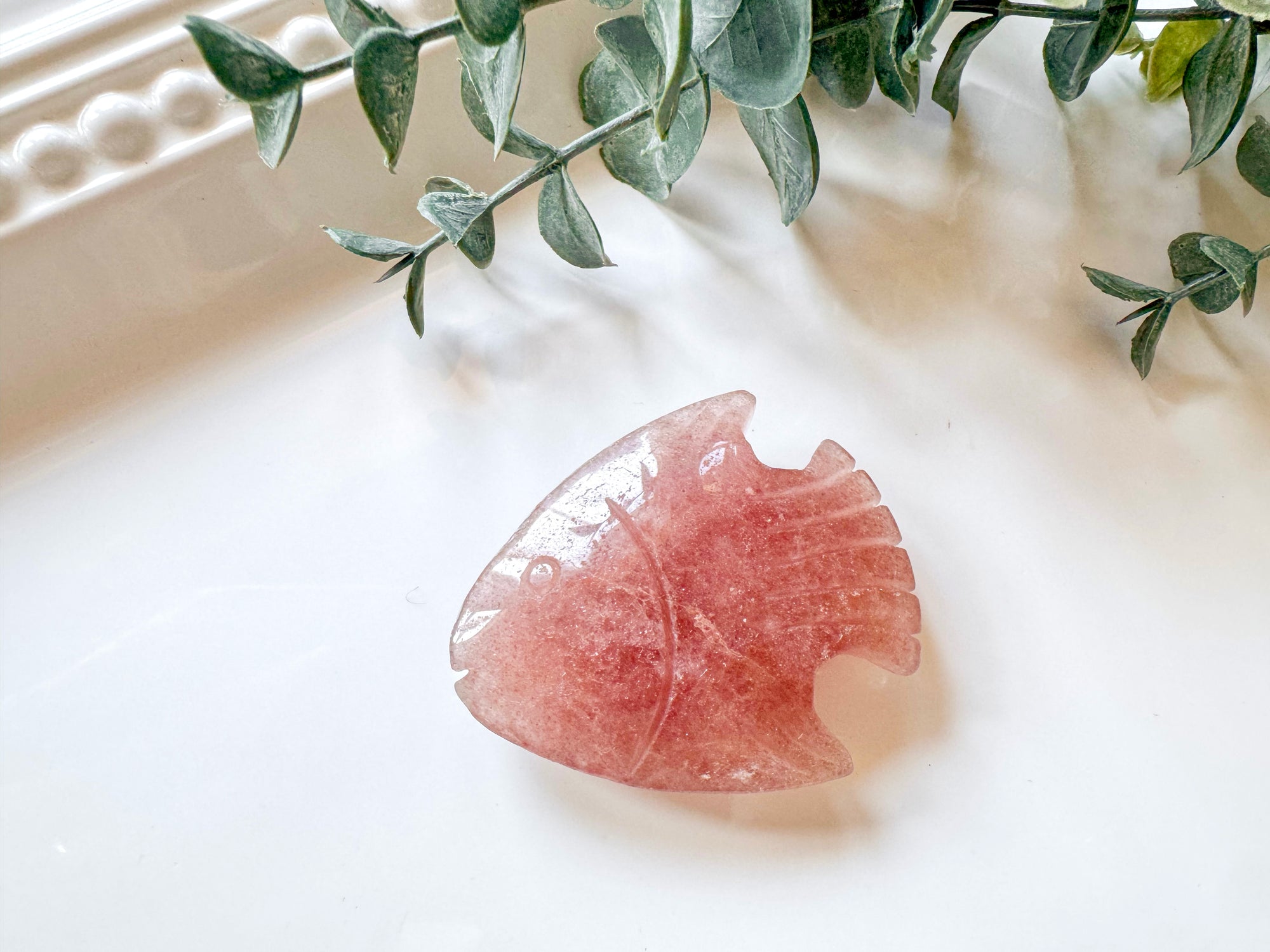 Fish Crystal Carving || 2"