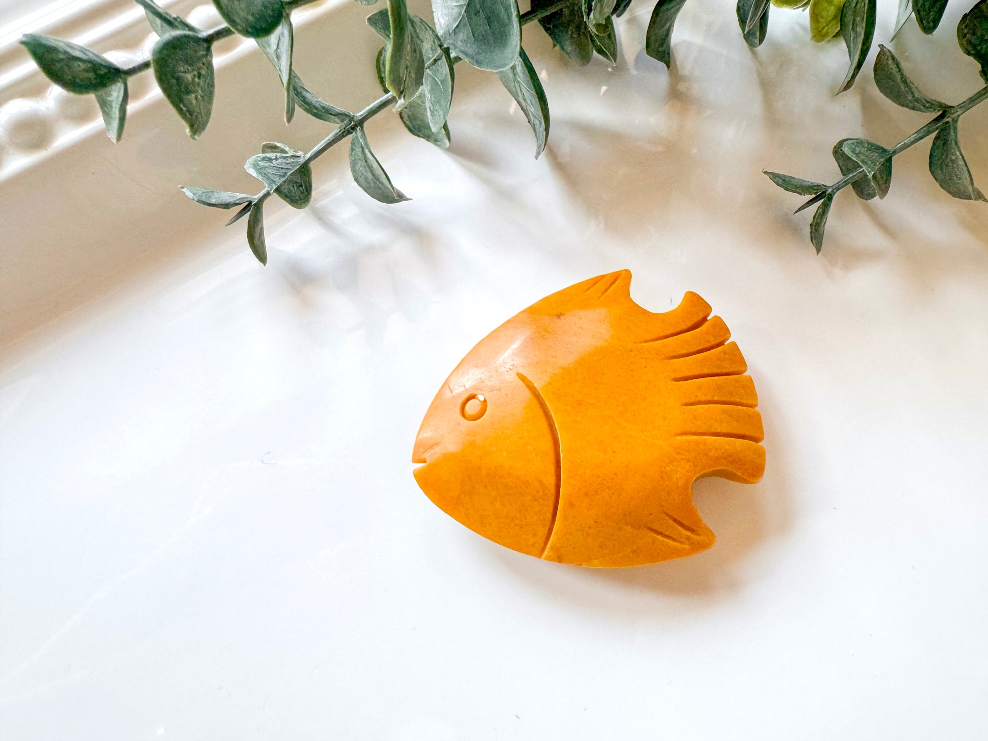 Fish Crystal Carving || 2"