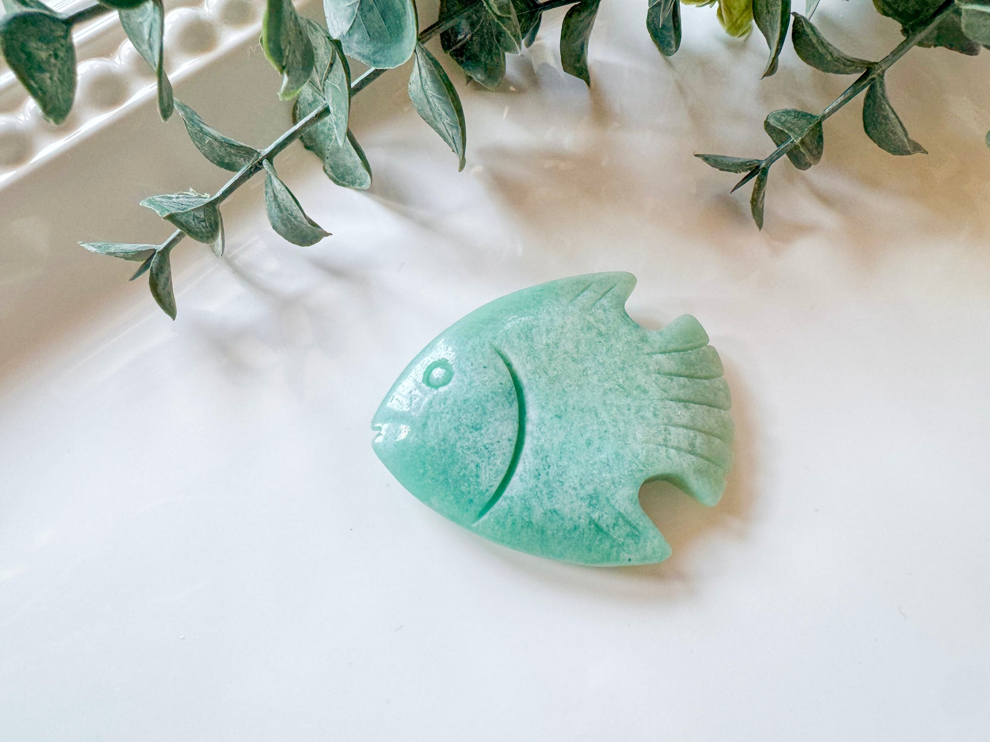 Fish Crystal Carving || 2"