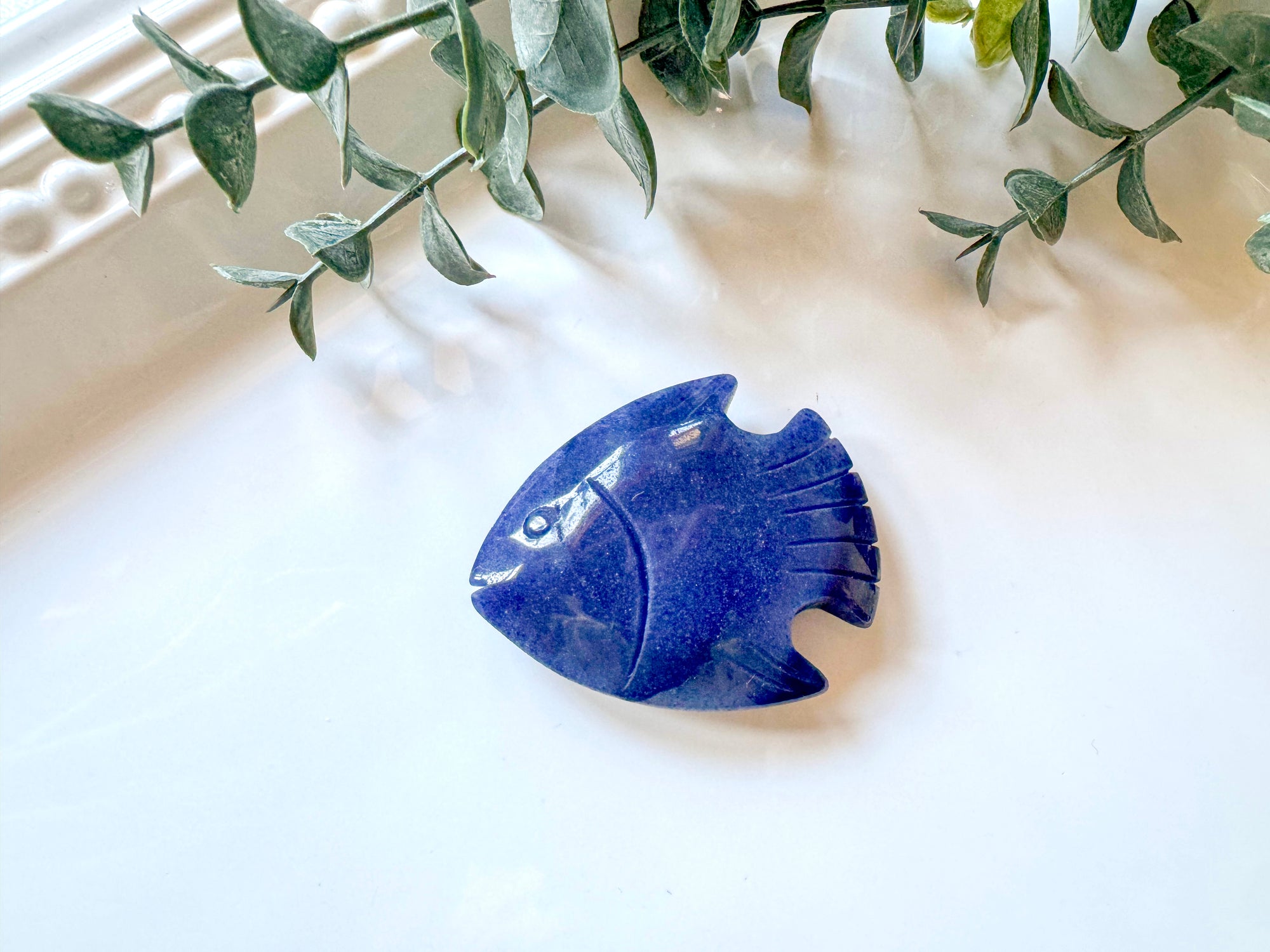 Fish Crystal Carving || 2"
