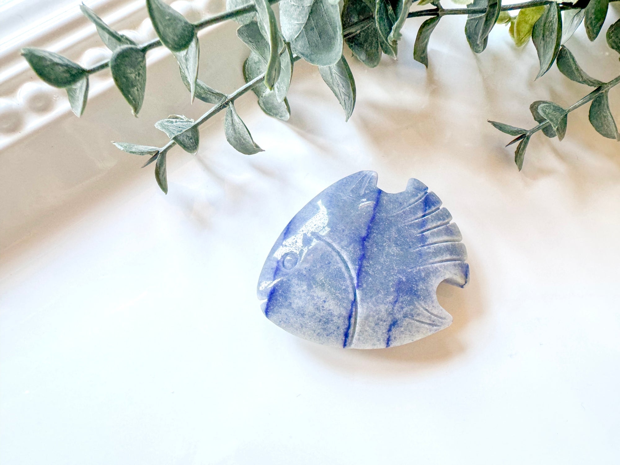 Fish Crystal Carving || 2"
