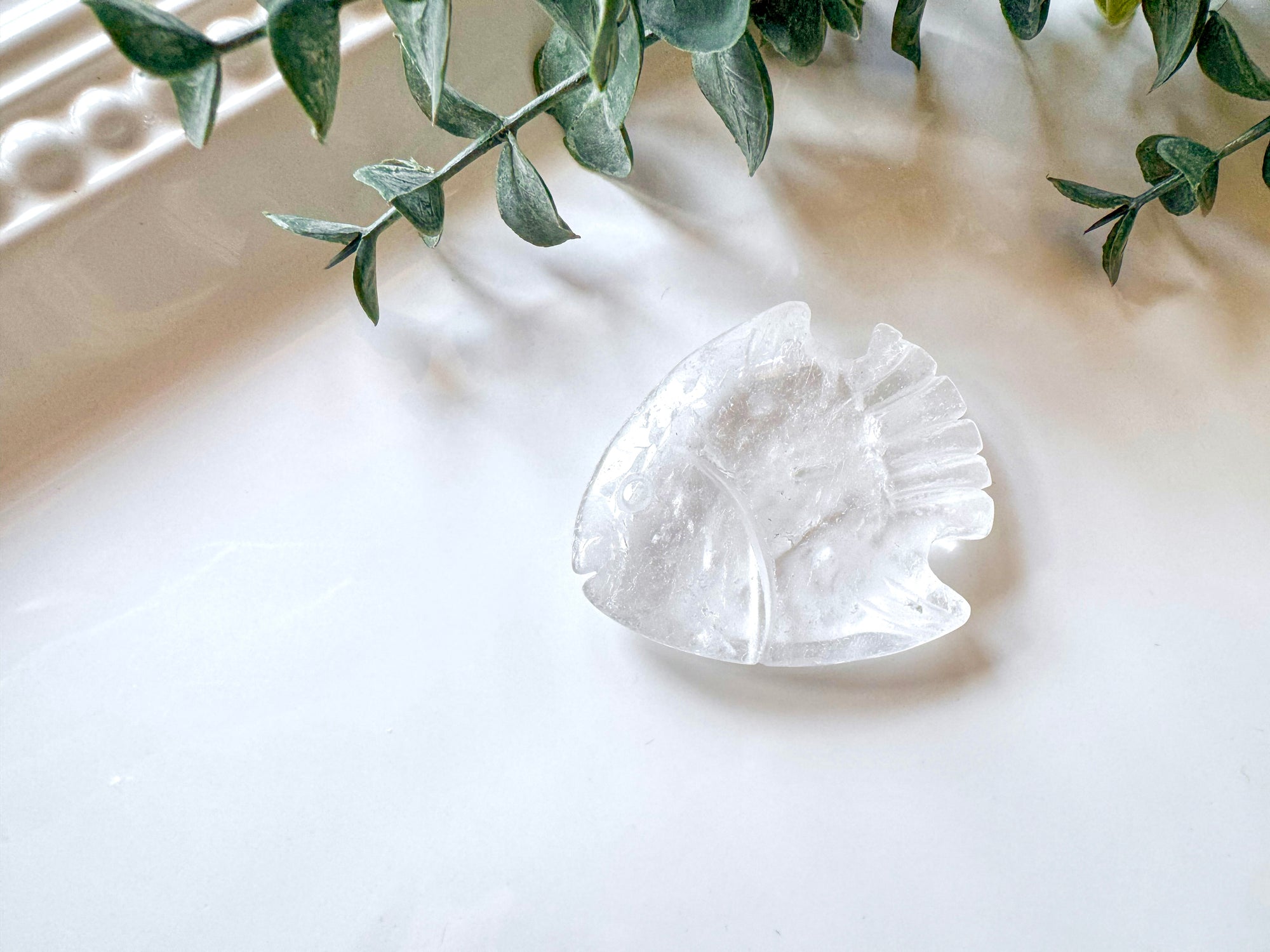 Fish Crystal Carving || 2"