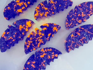 Flame Stone Bat Carving || UV Reactive