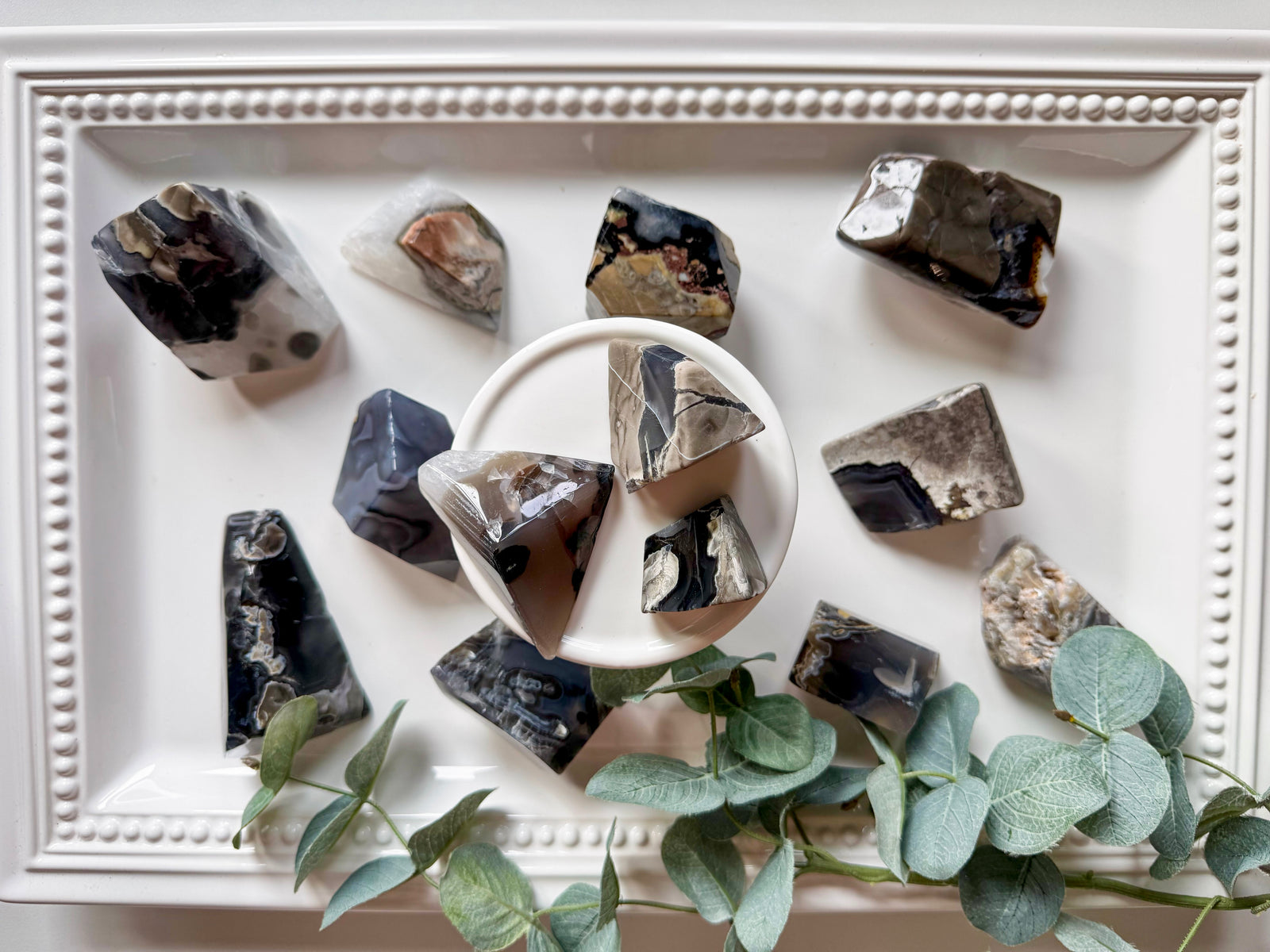 Fluorescent Volcanic Agate Free Form || UV Reactive