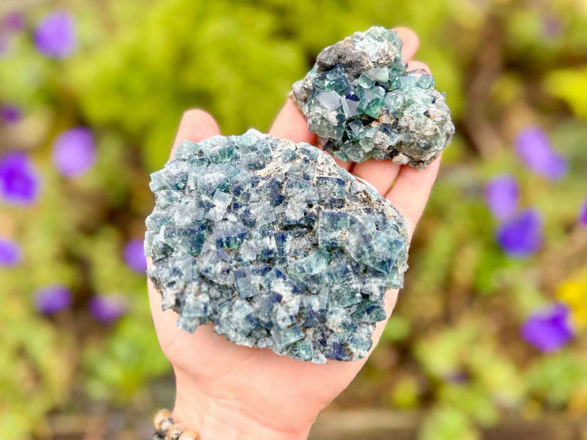 Fluorite Color Changing