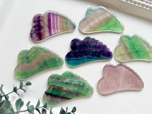 Fluorite Combed Gua Sha