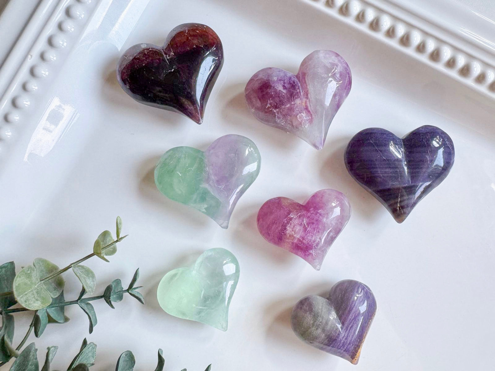 Fluorite Puffy Heart