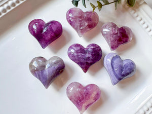 Fluorite Puffy Heart