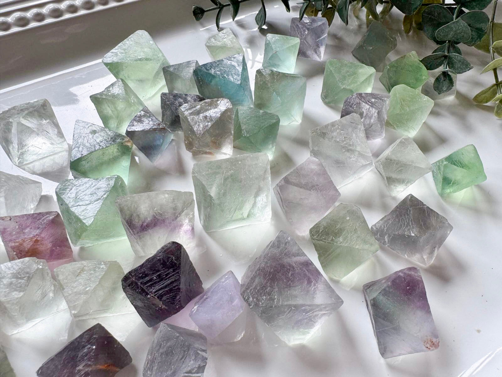 Fluorite (Rainbow) Octahedron